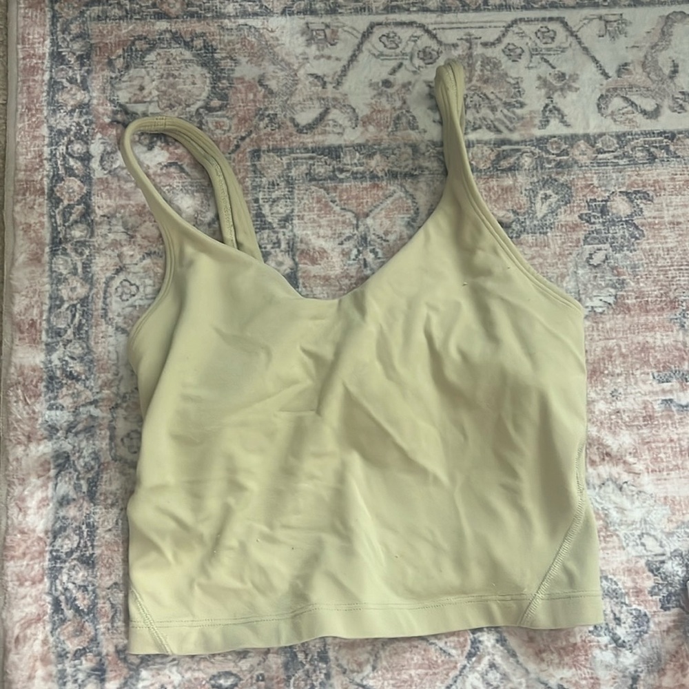 LULULEMON ALIGN TANK - LIME GREEN - COLOR NOT SOLD ANYMORE